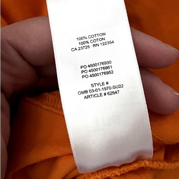 TNA Orange cropped Tee by Aritzia - Picture 3 of 3